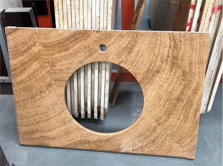 Wooden Yellow Marble