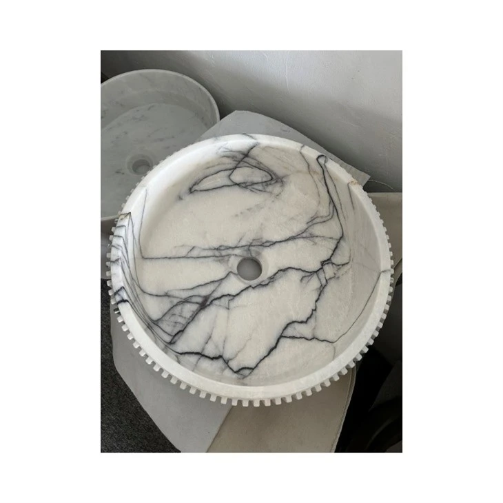 Price White Round Marble Sink